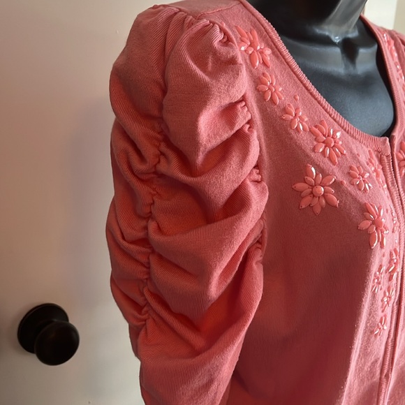 INC gorgeous beaded cardigan sweater - Picture 3 of 5